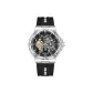 9356-Silver Case Black Dial