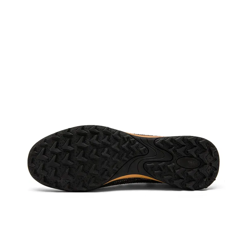 ATAY Soccer Shoes Unisex Mid Top Black/Gold-9