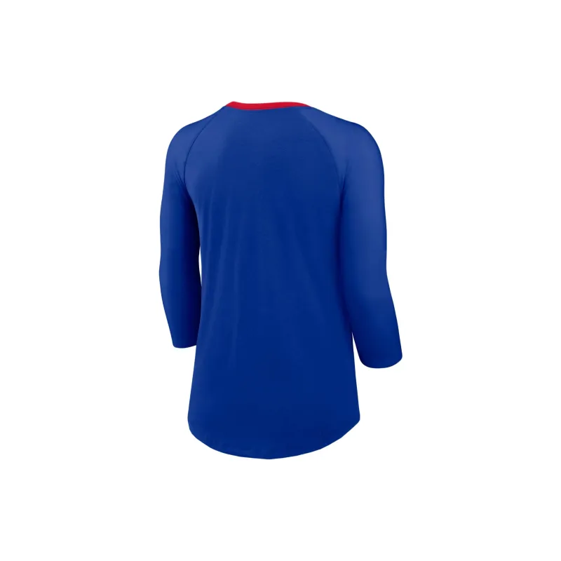 Nike Buffalo Bills Women's Nike Nfl 3/4 Sleeve T Shirt-1