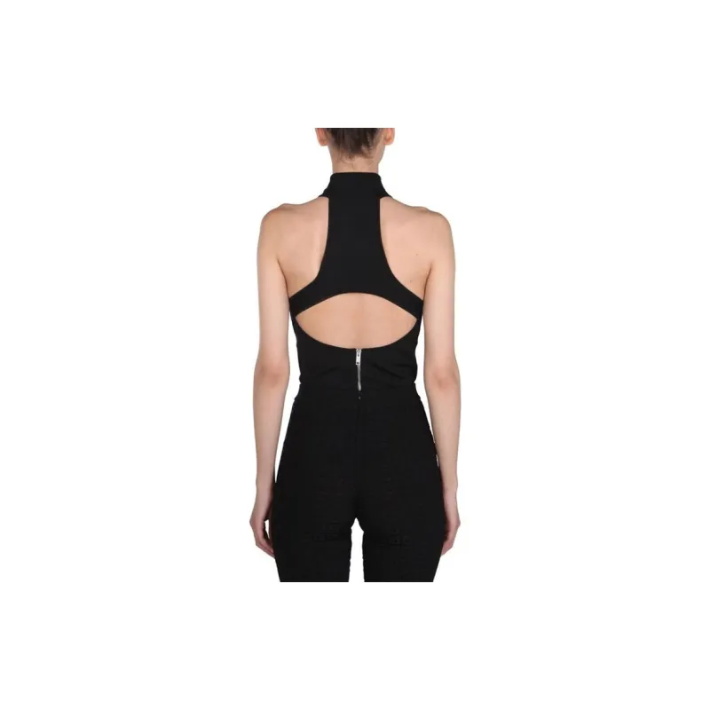 Givenchy Open Back Cut Out Sleeveless Top-5