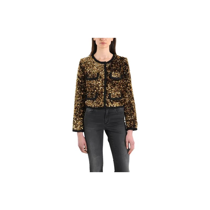 Self portrait Jackets Women's Gold-1