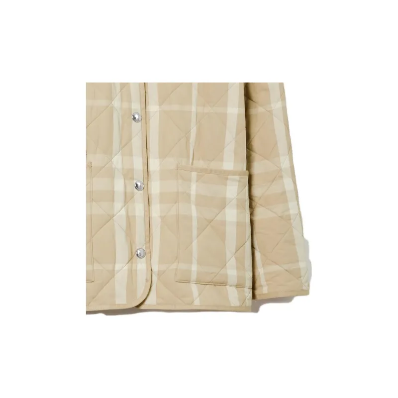 Burberry Jackets Women's Soft Yellow Umber-5