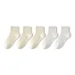 5 Pack (Ecru 3+White 2)