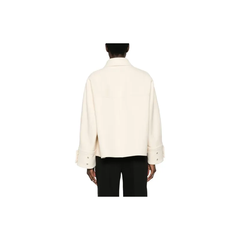 JIL SANDER Long Wide Sleeved Cropped Jacket-2