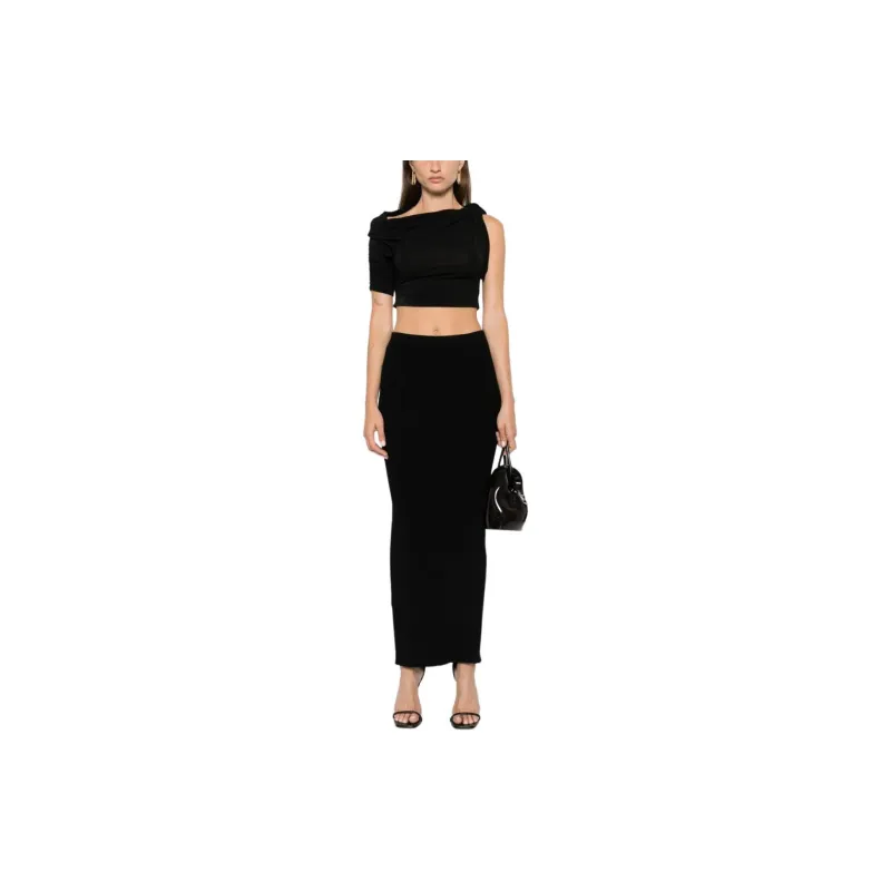 RICK OWENS Ziggy Side Slit Skirt-2