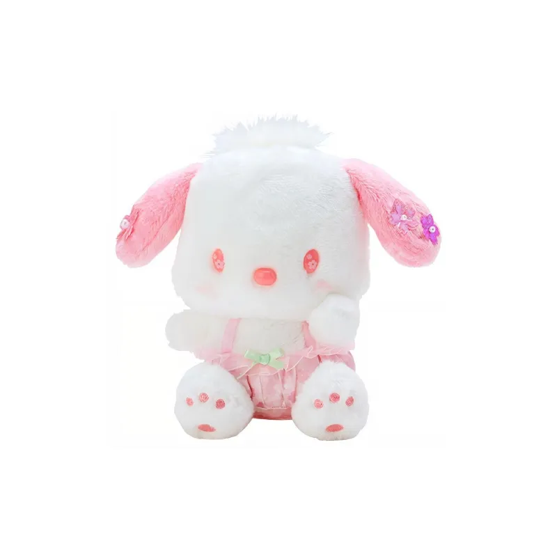 Sanrio Cherry Blossom Collection Pochacco Dolls Plush Doll 21cm Height-0