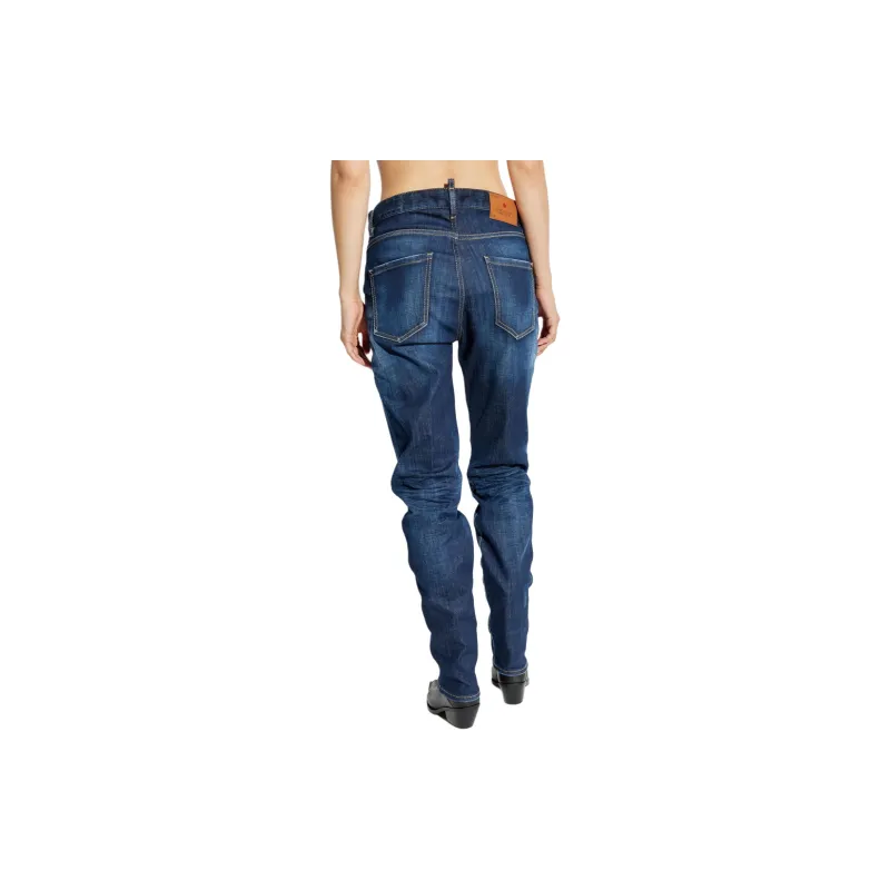 DSQUARED 2 Straight Leg Skinny Cut Jeans-3