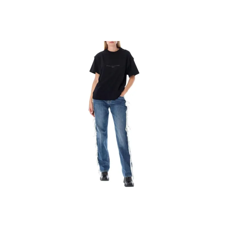 Stella McCartney Crewneck Dropped Shoulder T-Shirt-2
