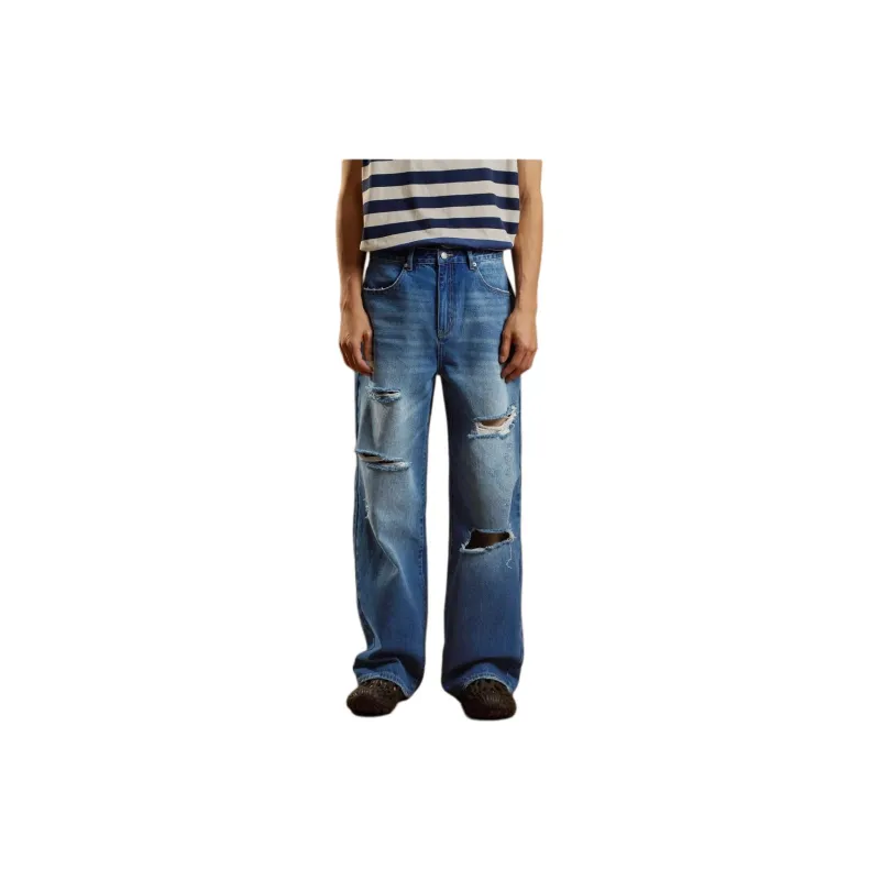 NO ONE ELSE Jeans Unisex Blue-2