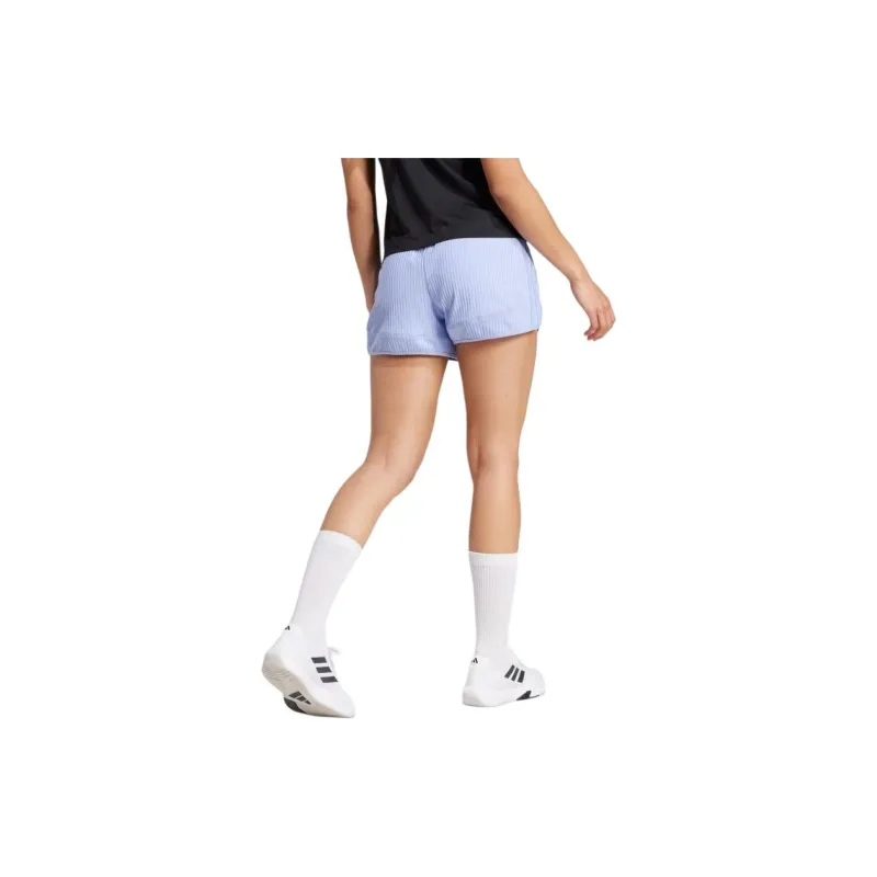 Adidas Free Shipping With AdiClub Pacer All Gym Seasonal Rib High-Rise Tonal 3-Stripes Shorts-2