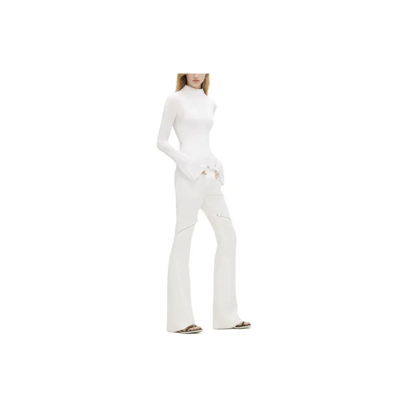 COURREGES Ellipse Zipped Twill Trousers-4
