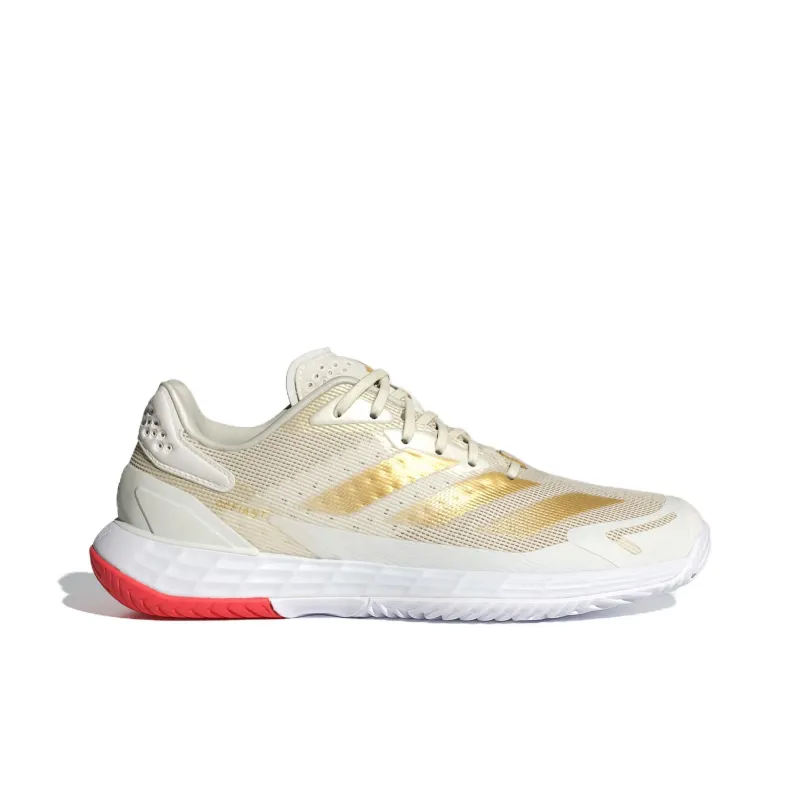 Adidas Defiant Speed 2 Off White Gold Metallic Bright Red Women's-2