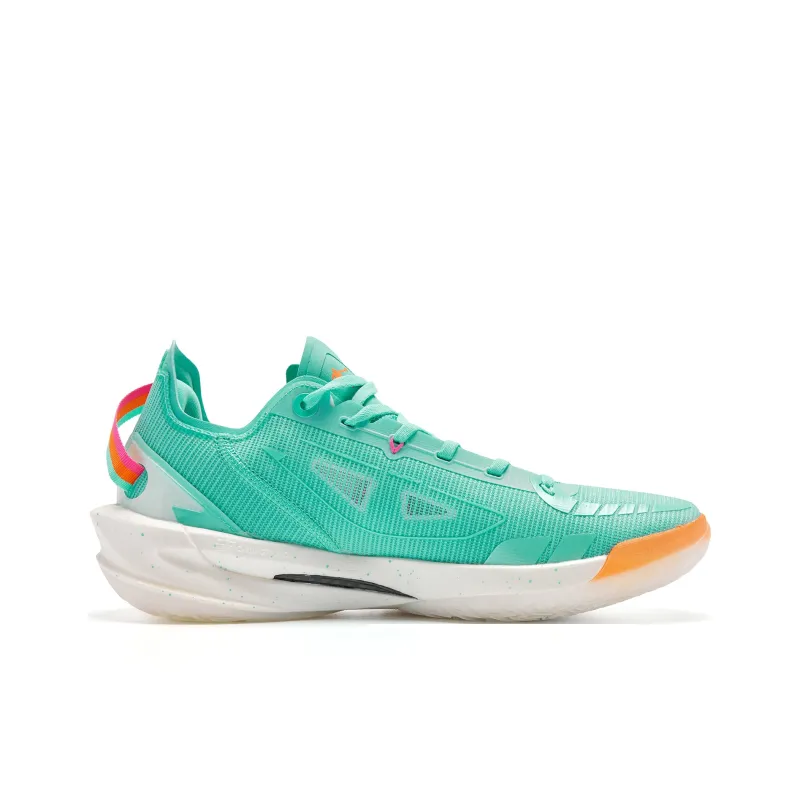 QIAODAN Fang Ci RISE 2.0 Basketball Shoes Men Low Top Mars Green/Digital Pink-1