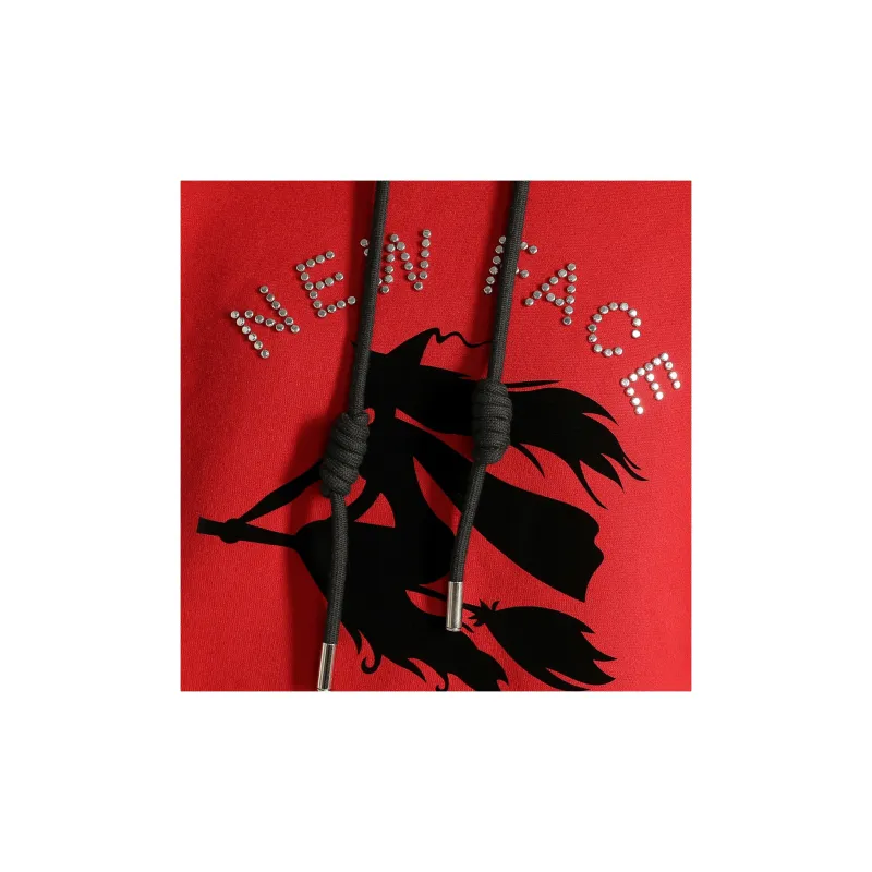 SMEN Sweatshirts Women's Red-2