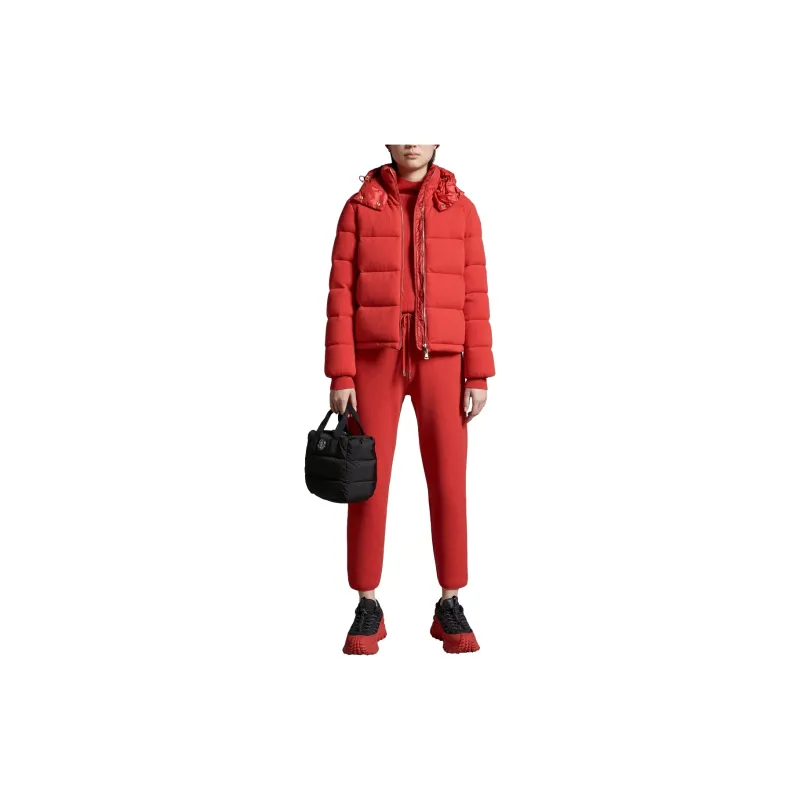 Moncler SS24 Year Of The Dragon Collection Casual Pants Women's Red-1