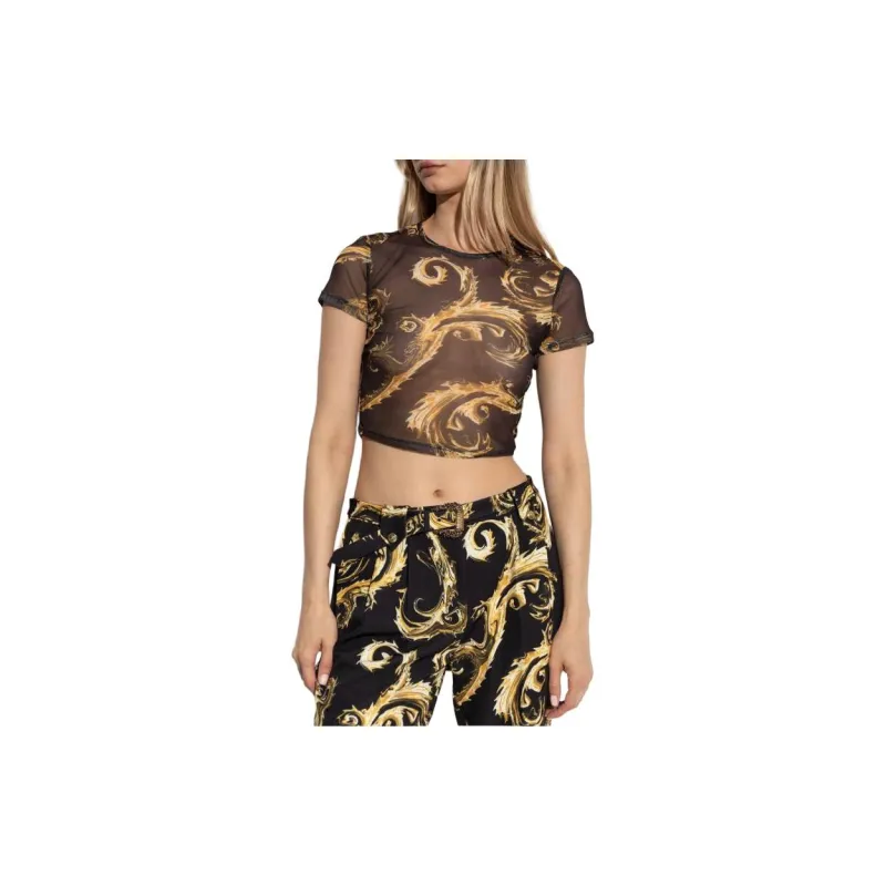 VERSACE JEANS T Shirt Women's Black-2