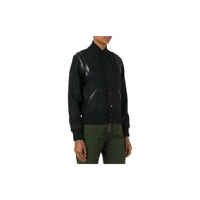 SAINT LAURENT Teddy Varsity Jacket-3