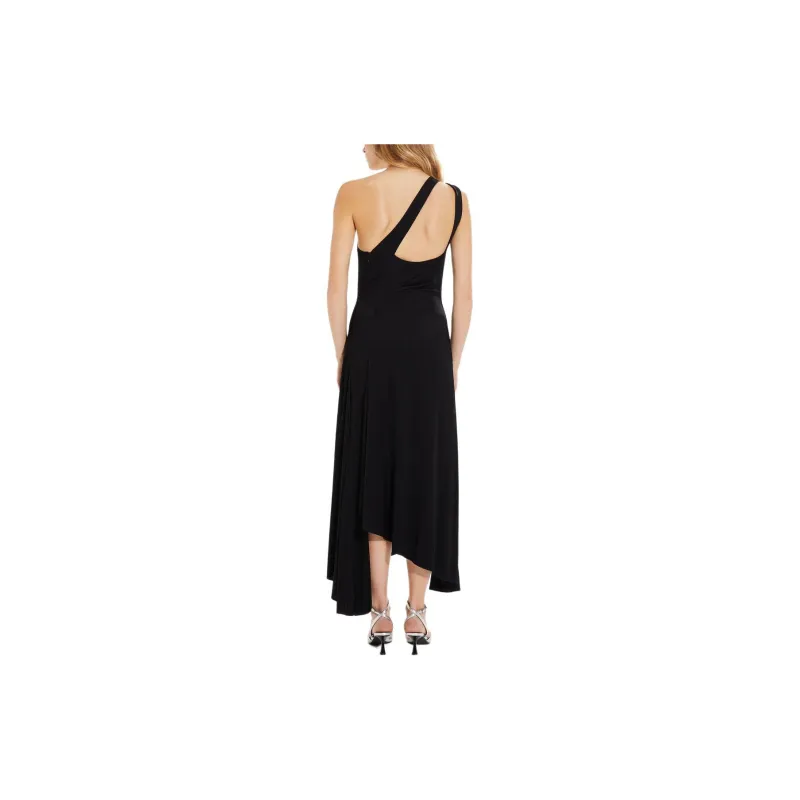 Sonia Rykiel Lips motif Asymmetric Midi Dress-3
