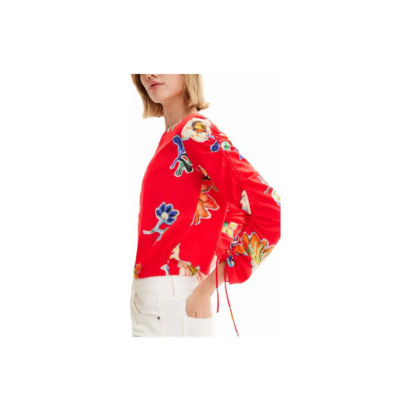Desigual T Shirts Women's Red-4
