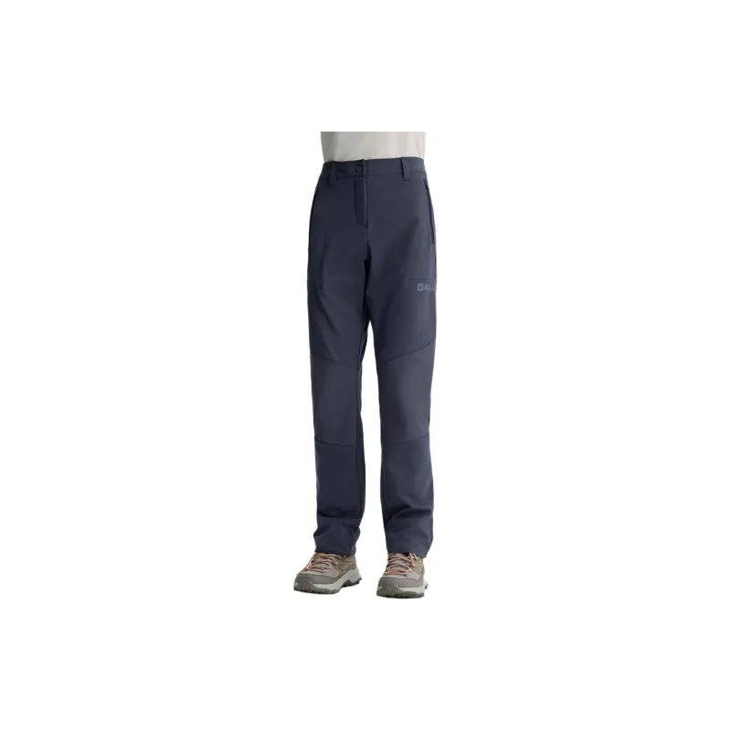 Jack Wolfskin Casual Pants Women's Graphite Blue-1