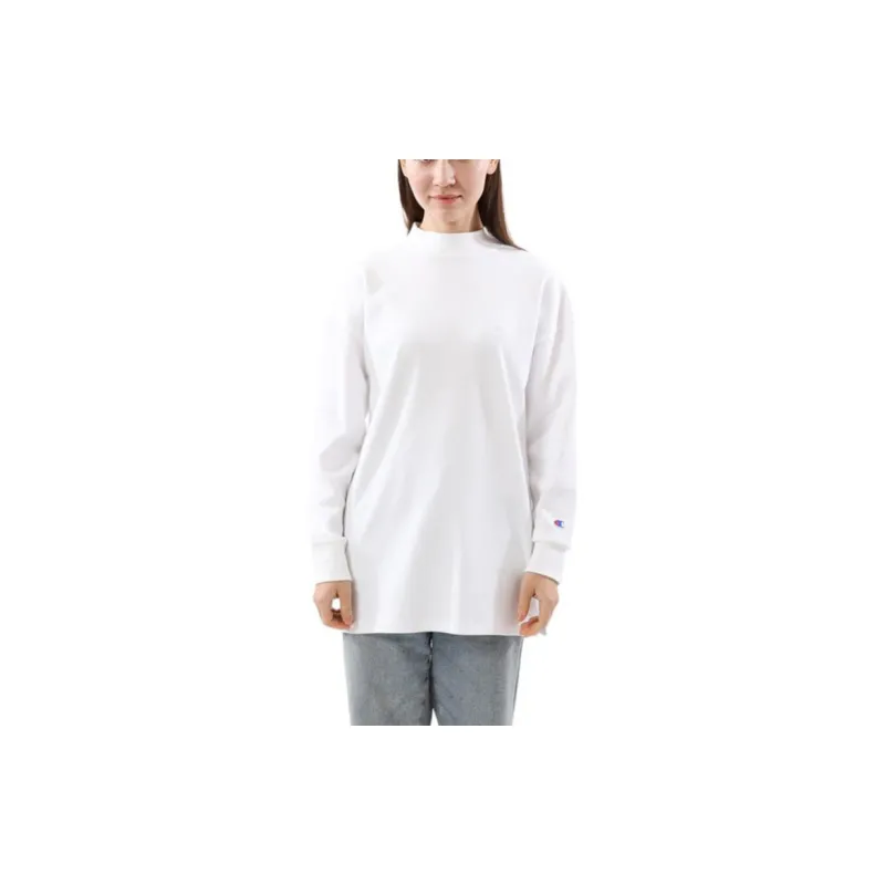 Champion Straight Long Sleeved T Shirt Japan Version Women's-2