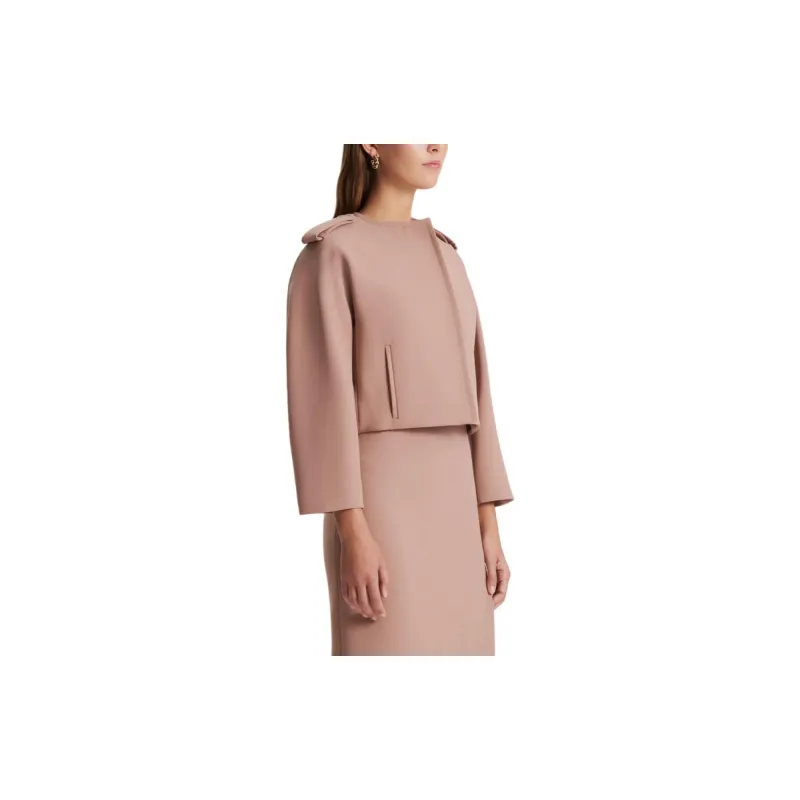 SCANLAN THEODORE Cady Cocoon Sleeve Jacket Jackets Coats Women's Nude/Nude-3