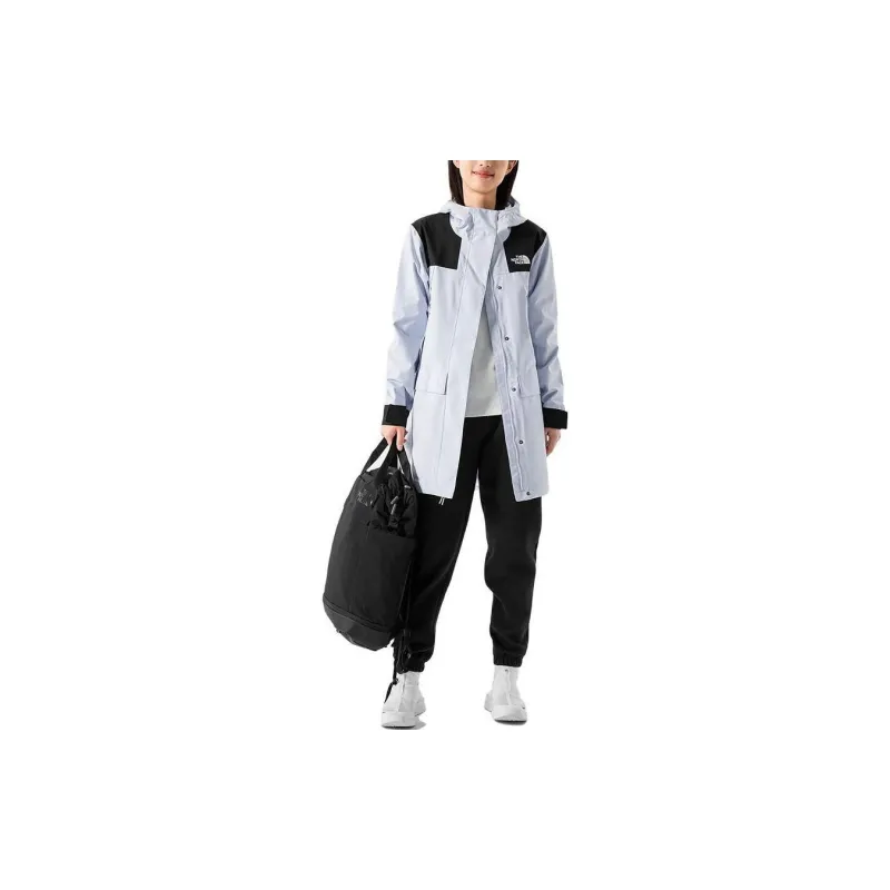 THE NORTH FACE City Outdoor Collection Hiking Waterproof, Windproof, And Breathable Windbreaker Jacket Women's Blue-1