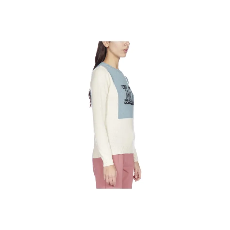 MaxMara Cashmere Sweaters Women's Beige-4