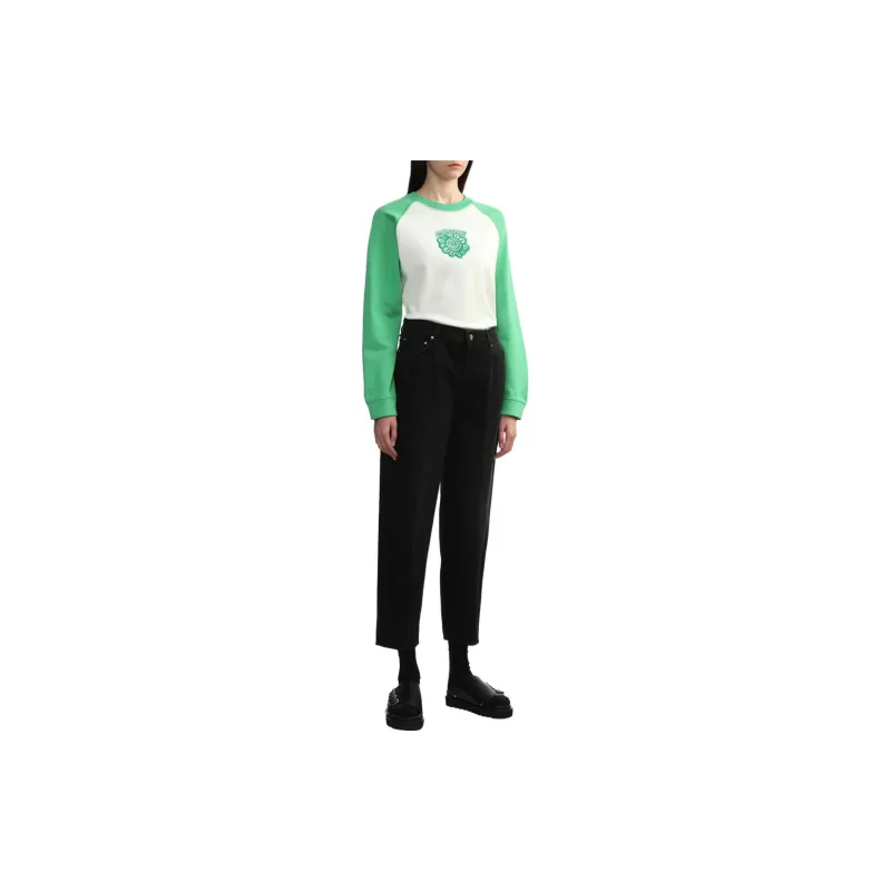 GANNI Sweatshirt Women's Bright Green-4