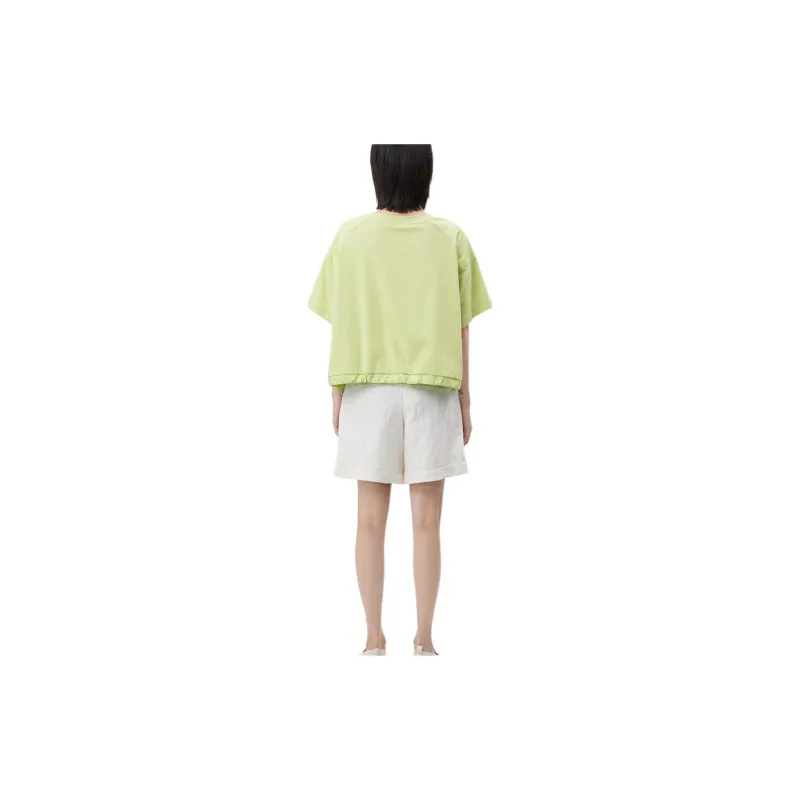 Broadcast T Shirt Women's Grass Medicine Green-4