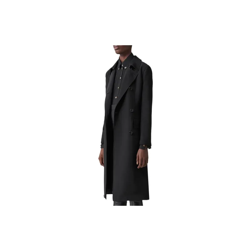 Burberry Trench Coats Women's Black-1