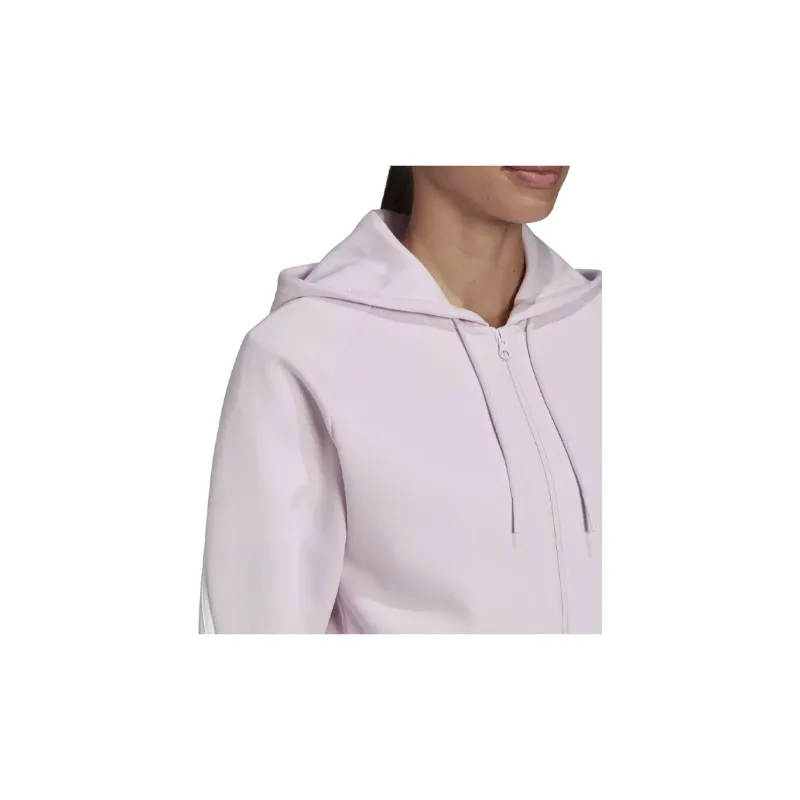 Adidas W FI 3S FZ REG Sweatshirt Women's Pink-5