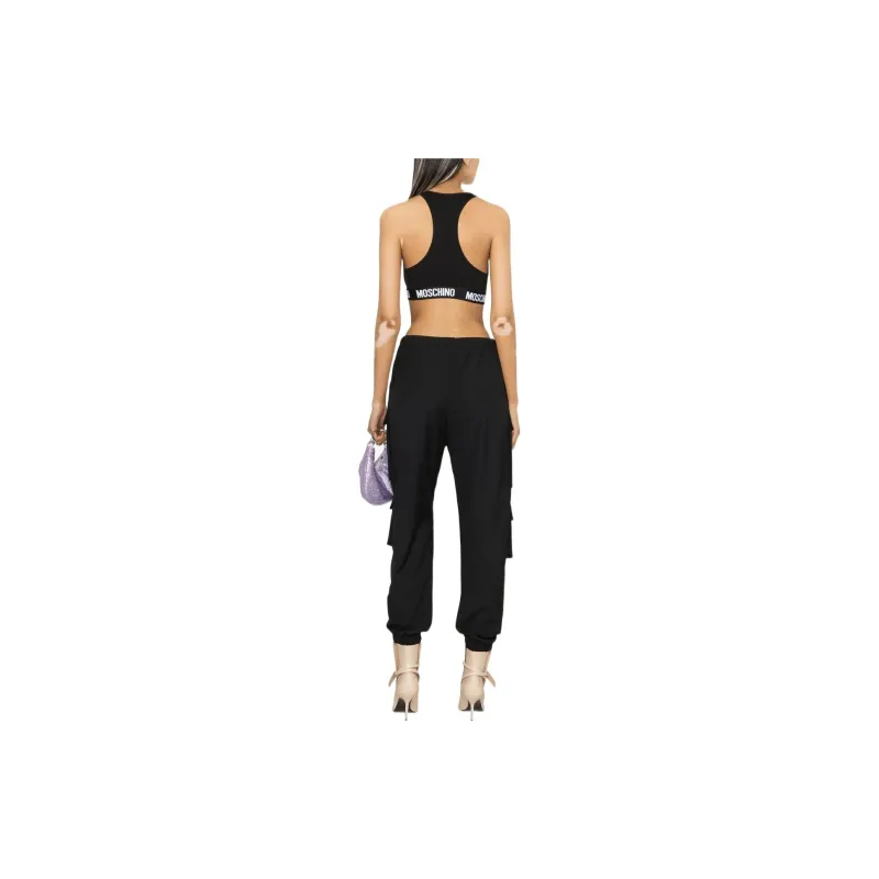MOSCHINO Sleeveless Sports Shirts Women's Black-2