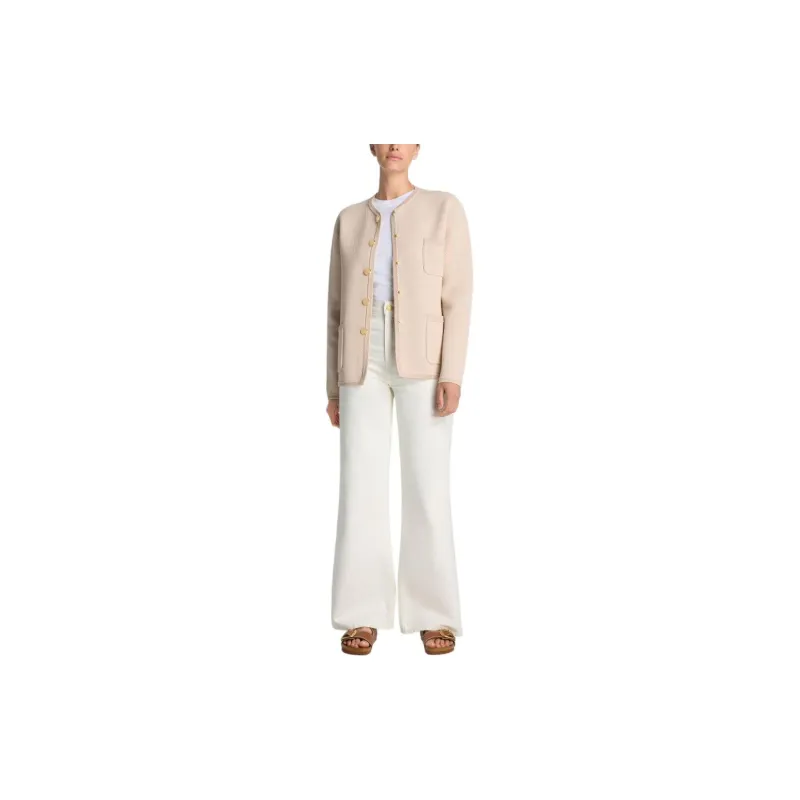 St. John Knitted Patch-pocket Jacket-1