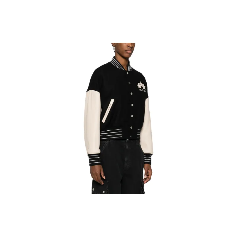 AMIRI Star Patch Varsity Jacket-3