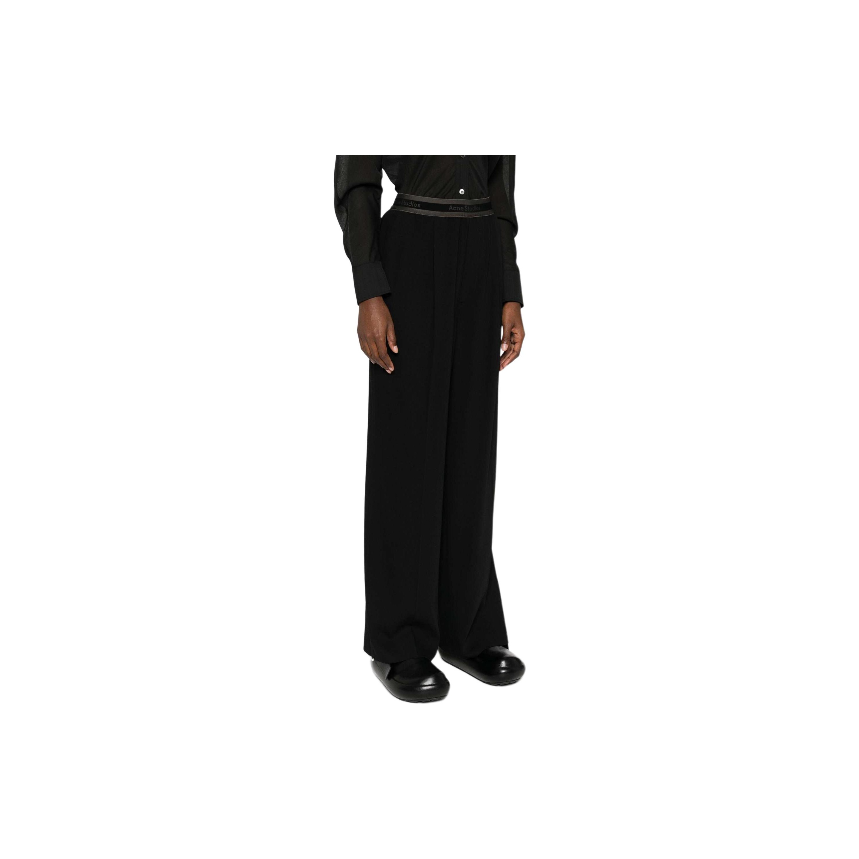 Acne Studios Logo Tape Trousers - POIZON Acne Studios Logo Tape Trousers - POIZON