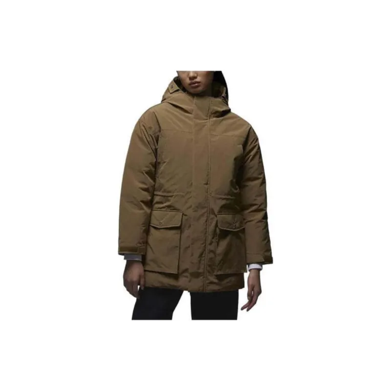 Jordan Down Jackets Women's Seaweed Brown-2