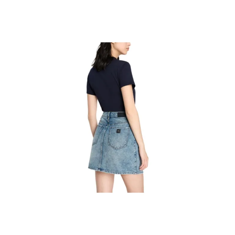 ARMANI EXCHANGE High waisted Denim Skirt-2