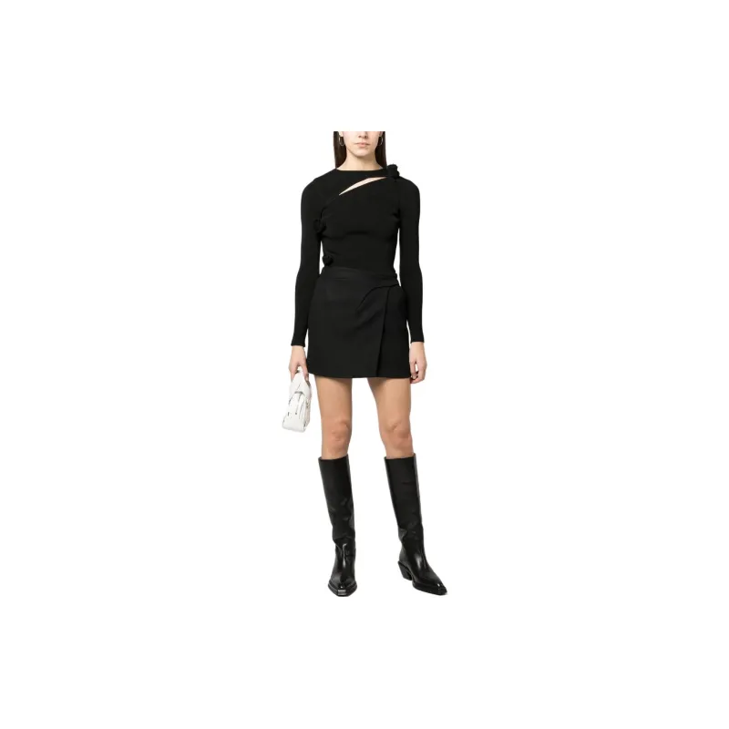 COPERNI Cut Out Asymmetric Crewneck Sweater-1