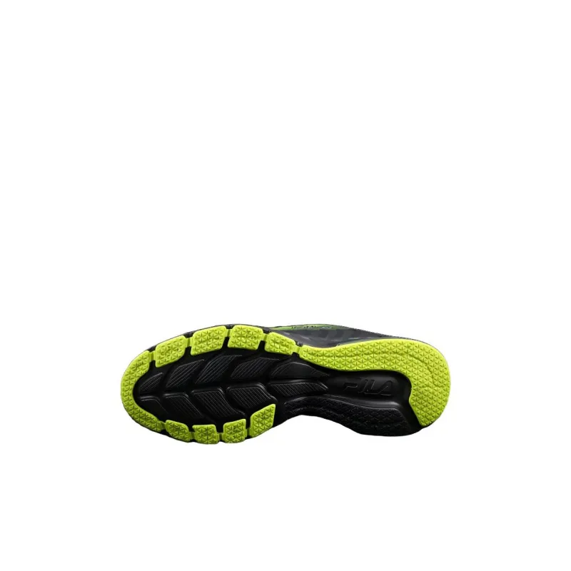 FILA KIDS Acumen Viz 2 Cushioning Wear Resistant Low Top Kids' Running Shoes Black Green Kids'-3