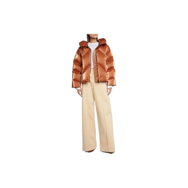 Moncler Down Jackets Women's Orange-1