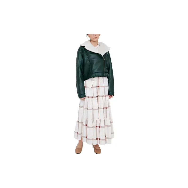 Levis Velvet Jackets Women's Green-1