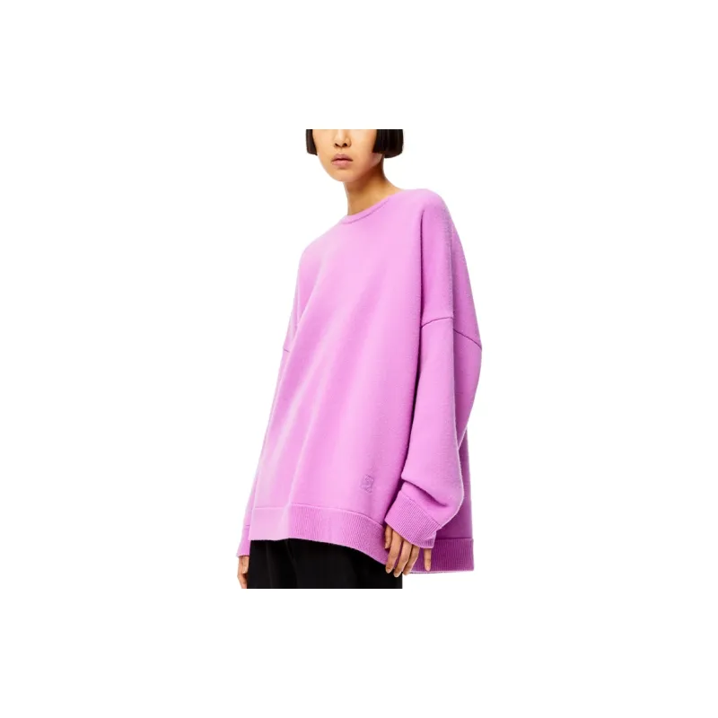 LOEWE FW21 Loose Fit Sweater Women's Pink-2