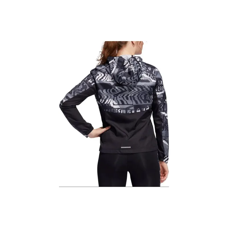 Adidas OWN THE RUN Jackets Coats Women's Black-3