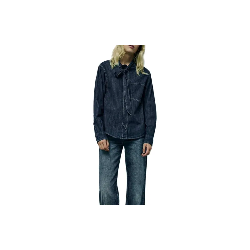 ZARA Trf Shirts Women's Blue-3