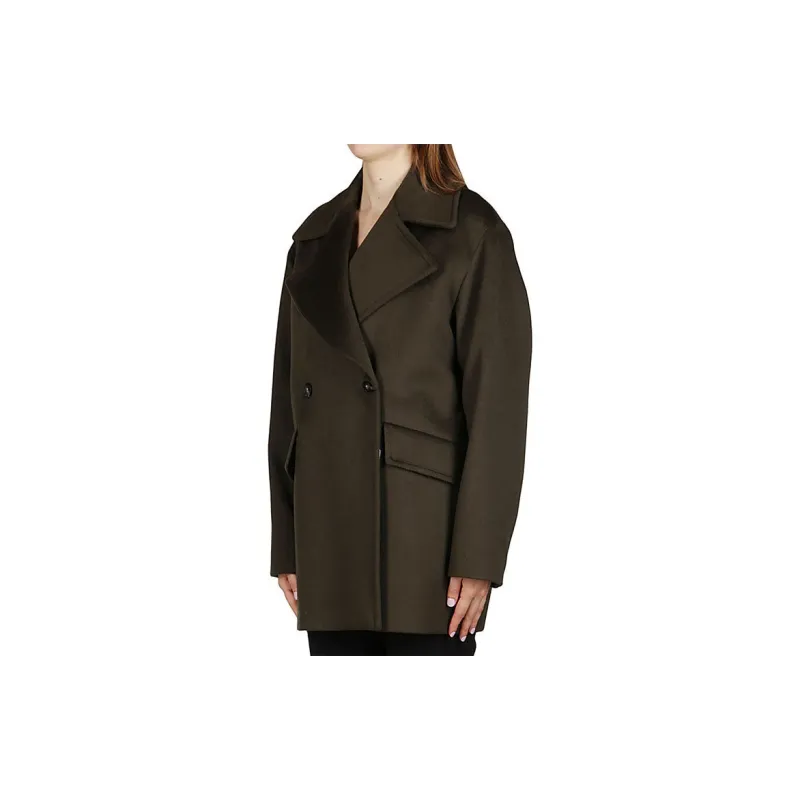 SportMax Coats Women's Dark Green-2