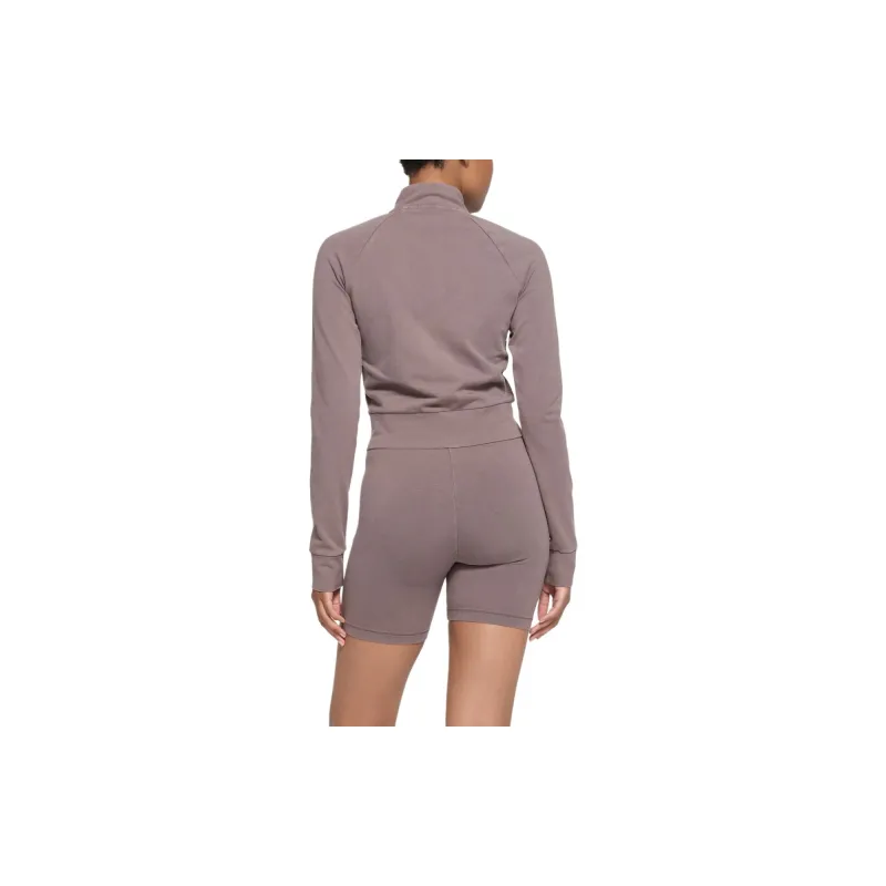 SKIMS SS24 Summer Collection OUTDOOR TRACK JACKET Jackets Coats Women's Zinc/Chrome Color-2
