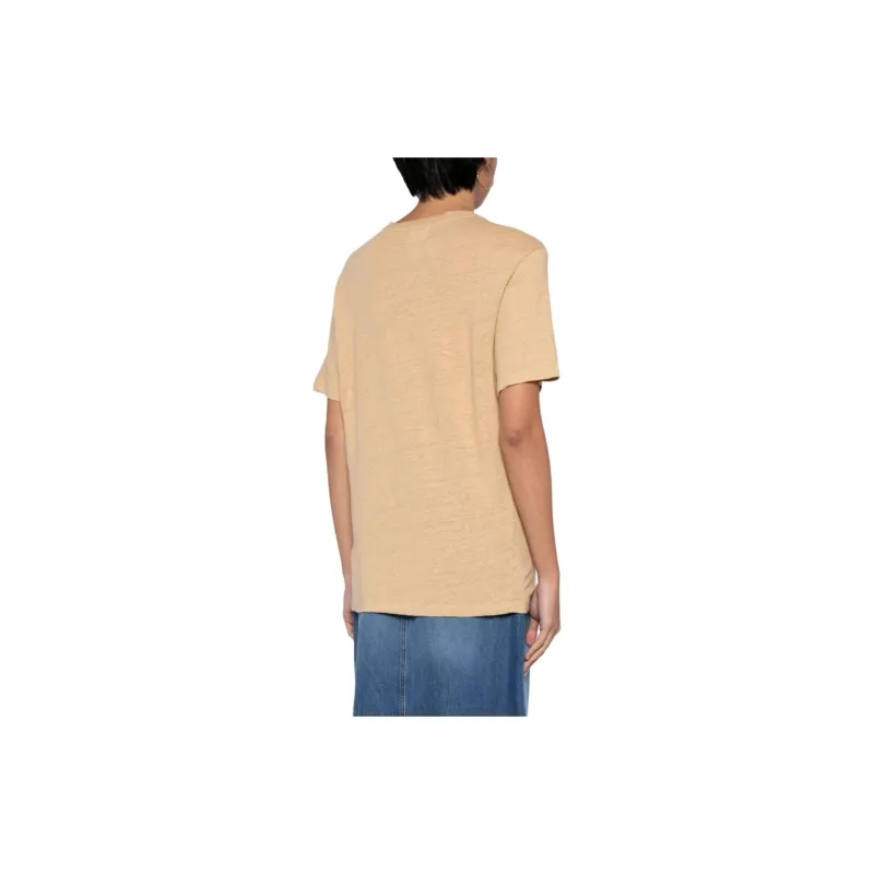 ISABEL MARANT ETOILE Zewel Linen T shirt-2