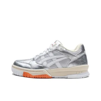 Asics Gel Spotlyte Low Top Children's Basketball Shoes Silver Teenagers