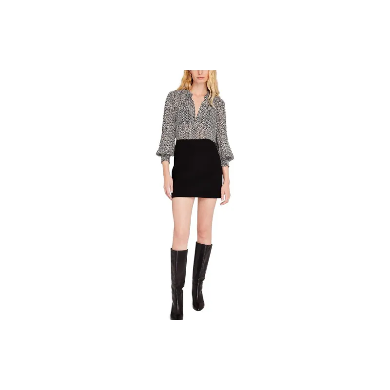CLUB MONACO FW23 Casual Short Skirts Women's Black-2